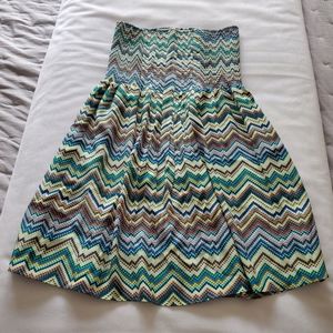 Parker Strapless Silk Dress